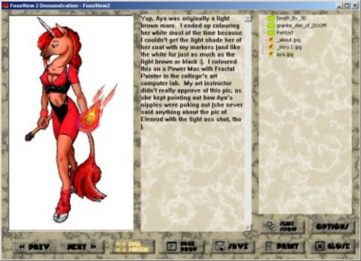 FoxxView image viewer for Windows
