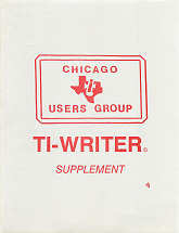 TI-Writer Supplement