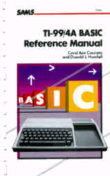 TI-99/4A BASIC Reference Manual