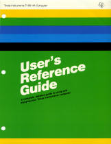 User's Reference Guide